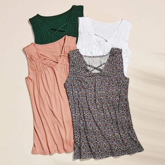 NWT Military Green Sleeveless Top - Picture 2 of 5